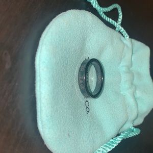 Black Titanium Tiffany and Co Ring